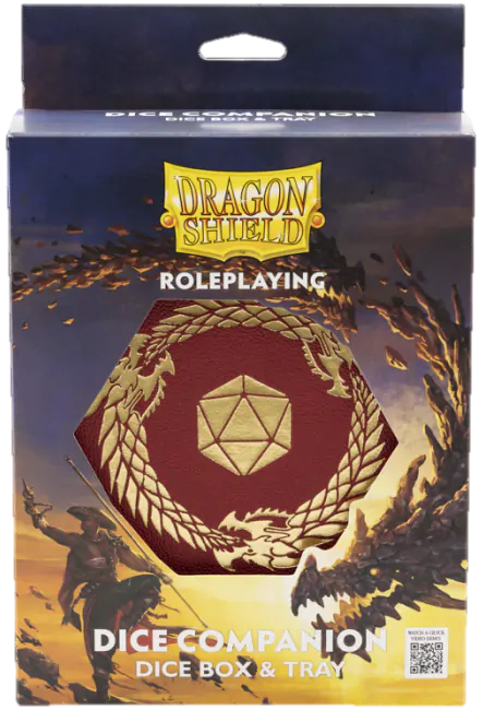 Dragon Shield Dice Companion Blood Red