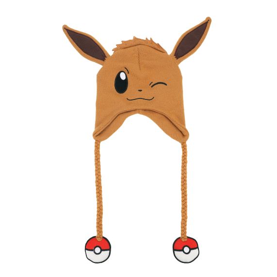 Pokemon – Eevee Laplander With Pokeball Flat Pom Poms